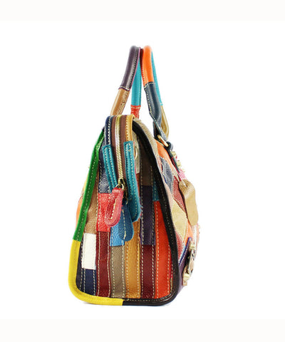 Patchwork Élégance – Le sac qui respire la couleur