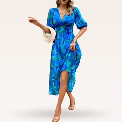 Fleurianne – Robe fluide à imprimé floral