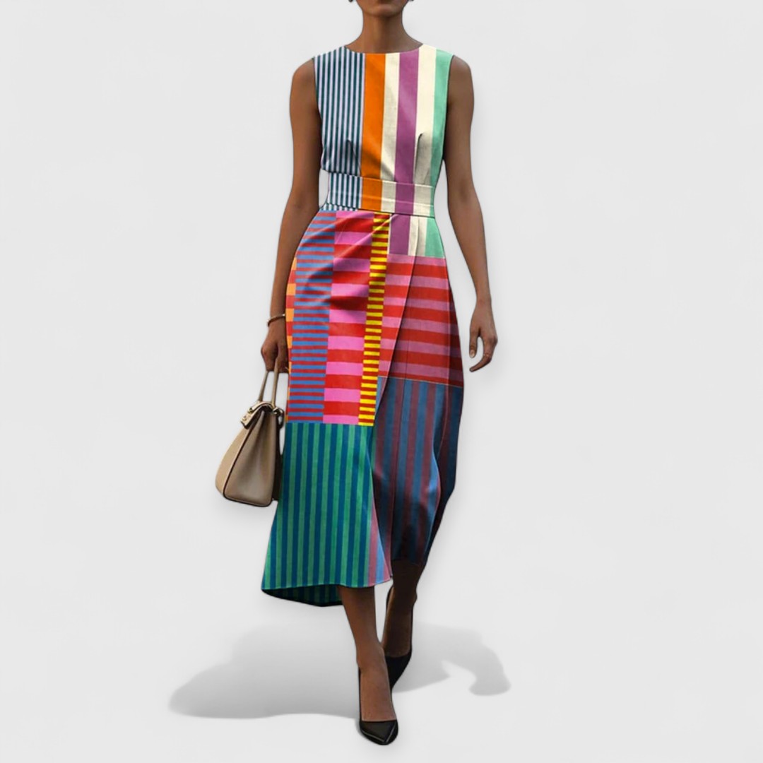 Éclat Multicolore – La robe qui fait parler les couleurs