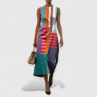 Éclat Multicolore – La robe qui fait parler les couleurs