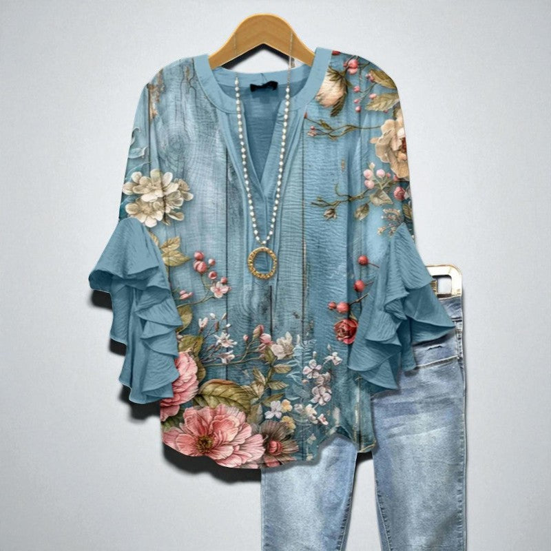 Fleur de Ciel – La blouse qui fait fleurir l’élégance
