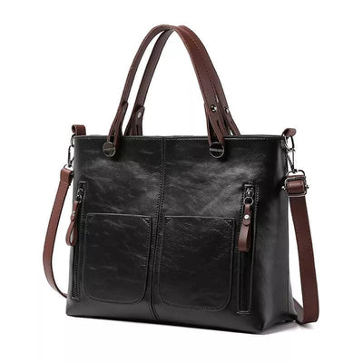 Nikki - Sac à bandoulière en cuir vintage