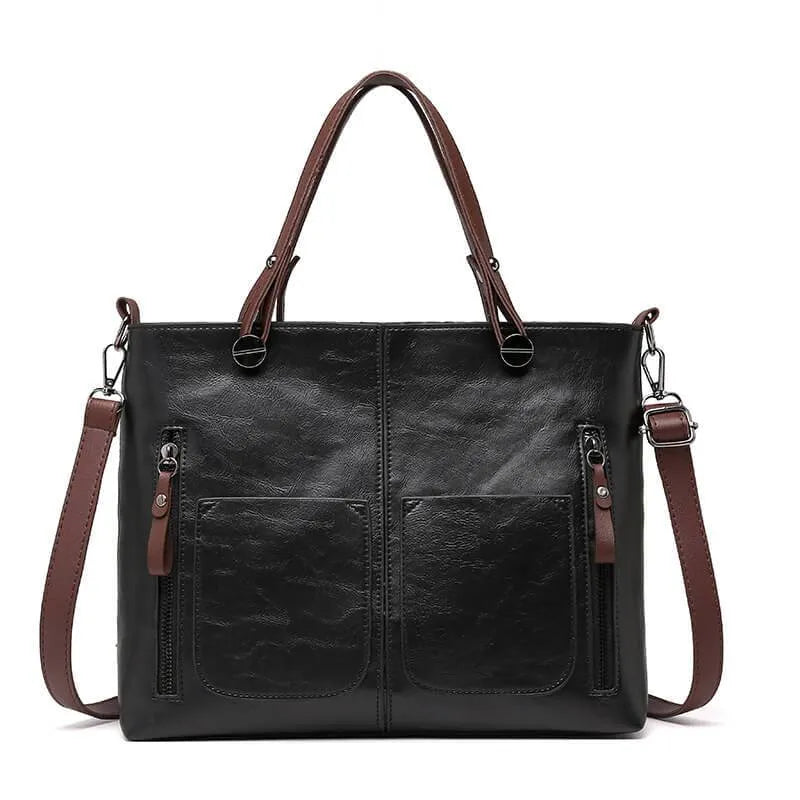 Nikki - Sac à bandoulière en cuir vintage