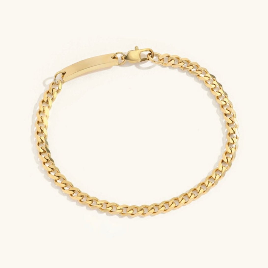 Avaria – Bracelet chaîne dorée classique