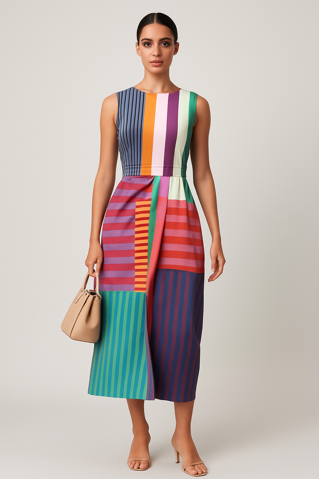 Éclat Multicolore – La robe qui fait parler les couleurs
