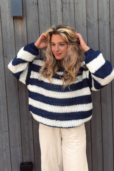 Ivy | Pull Rayé en Maille