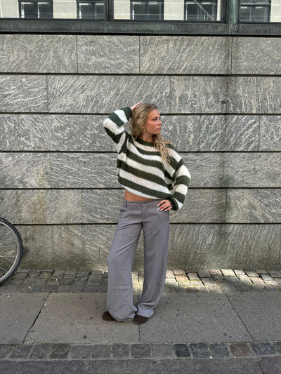 Ivy | Pull Rayé en Maille