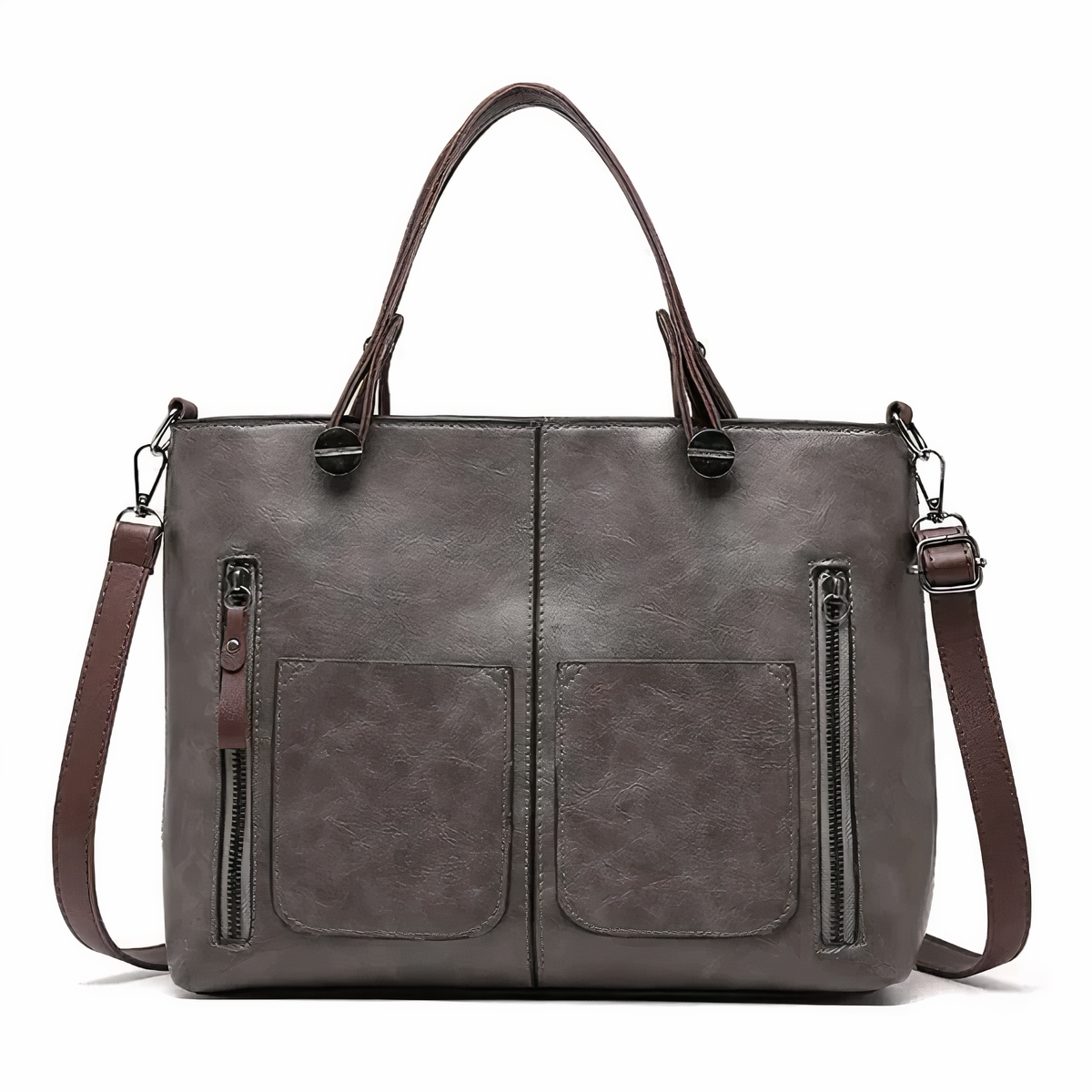Maëlle - Sac à bandoulière en cuir de style vintage