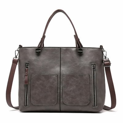 Maëlle - Sac à bandoulière en cuir de style vintage
