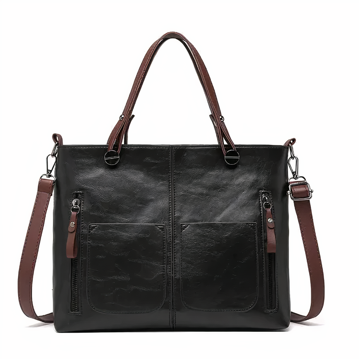 Maëlle - Sac à bandoulière en cuir de style vintage