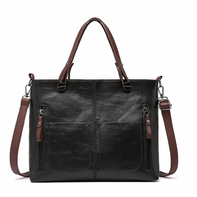 Maëlle - Sac à bandoulière en cuir de style vintage