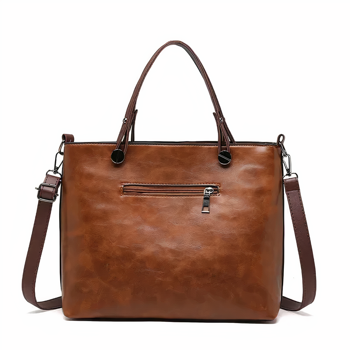 Maëlle - Sac à bandoulière en cuir de style vintage