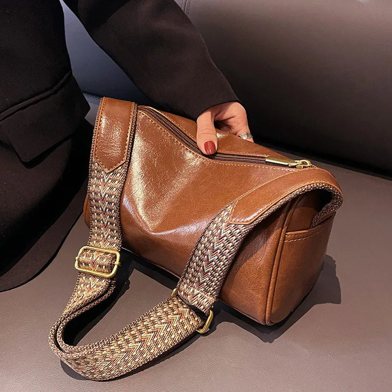 Marais | Vintage Crossbody-väska i läder