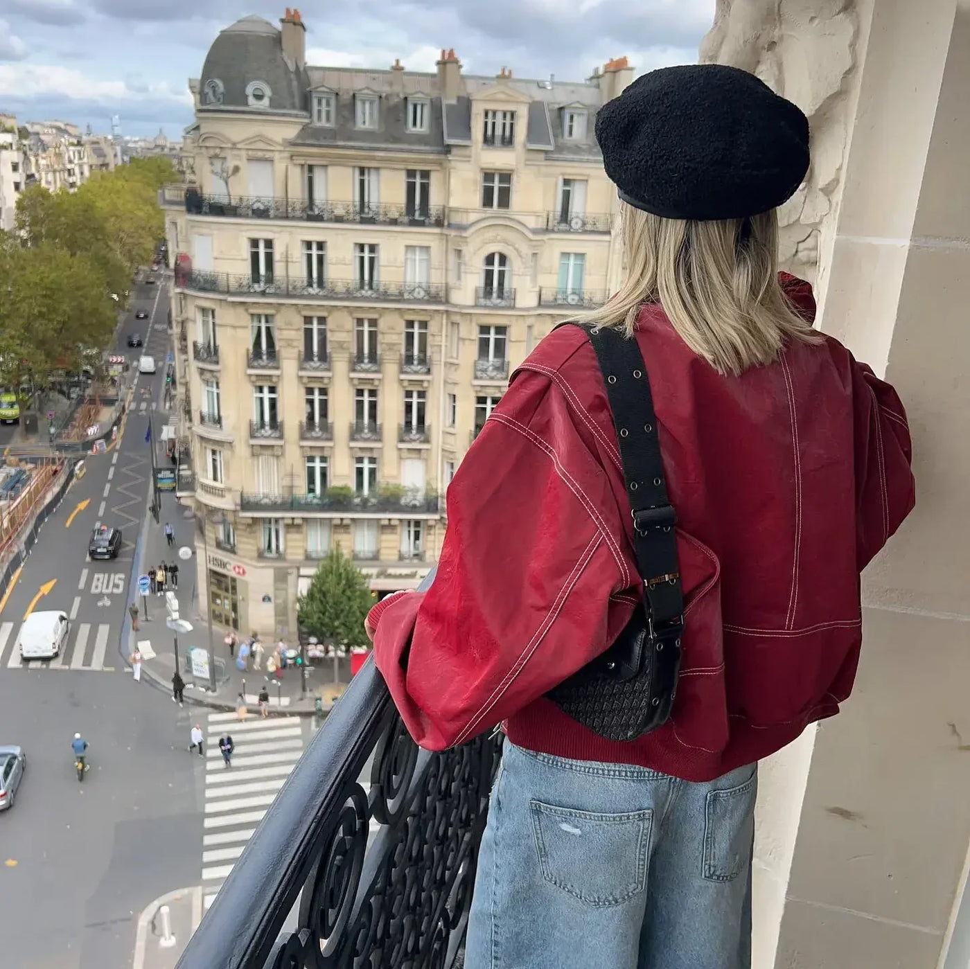 Céleste | Veste en cuir