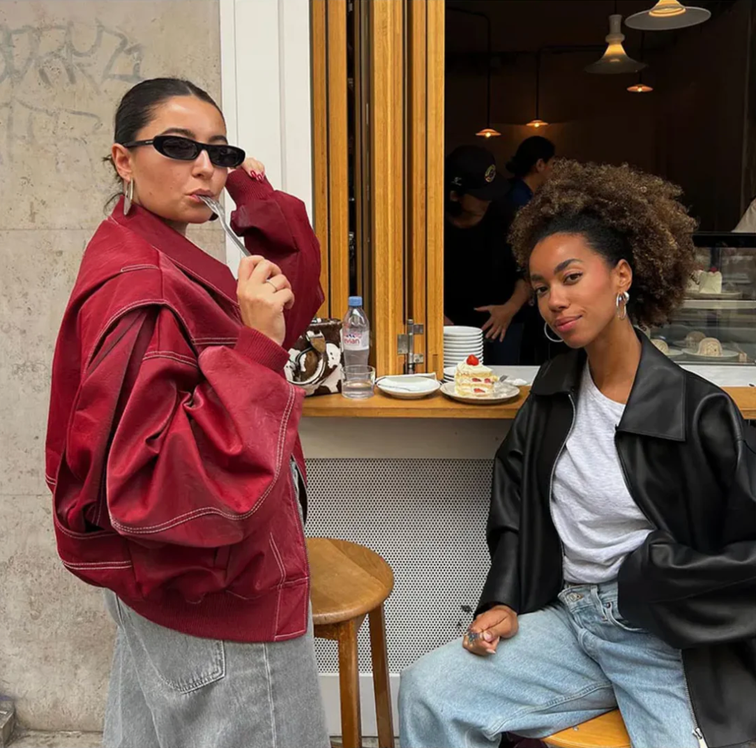 Céleste | Veste en cuir