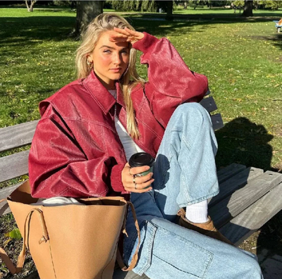Céleste | Veste en cuir