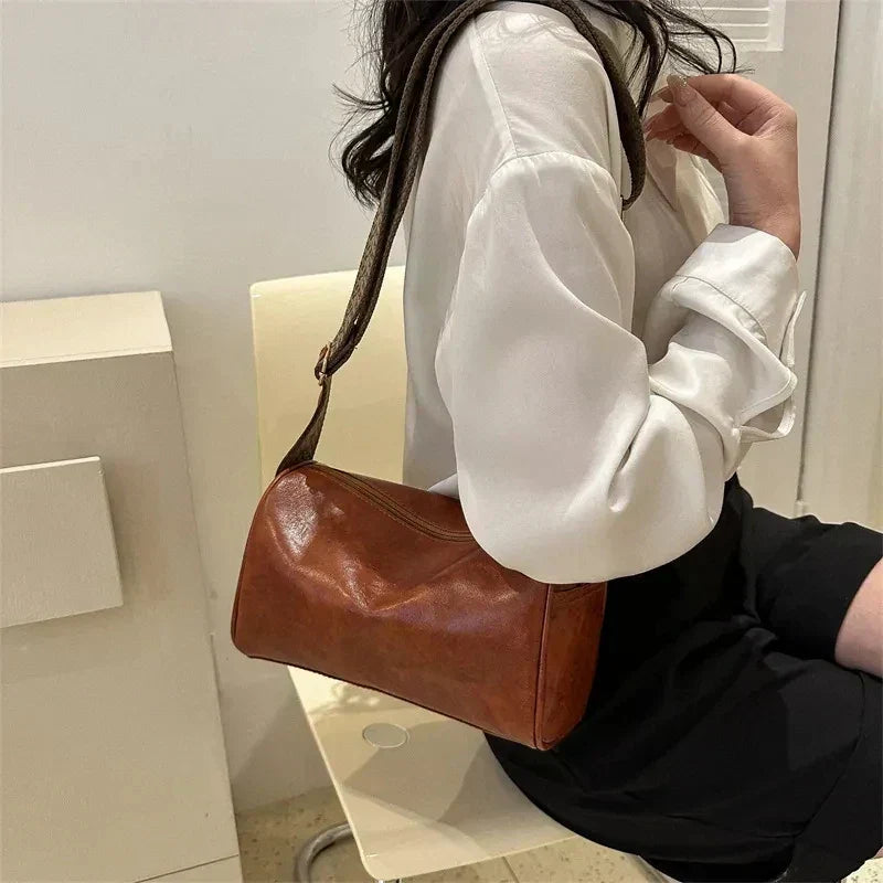 Marais | Vintage Crossbody-väska i läder