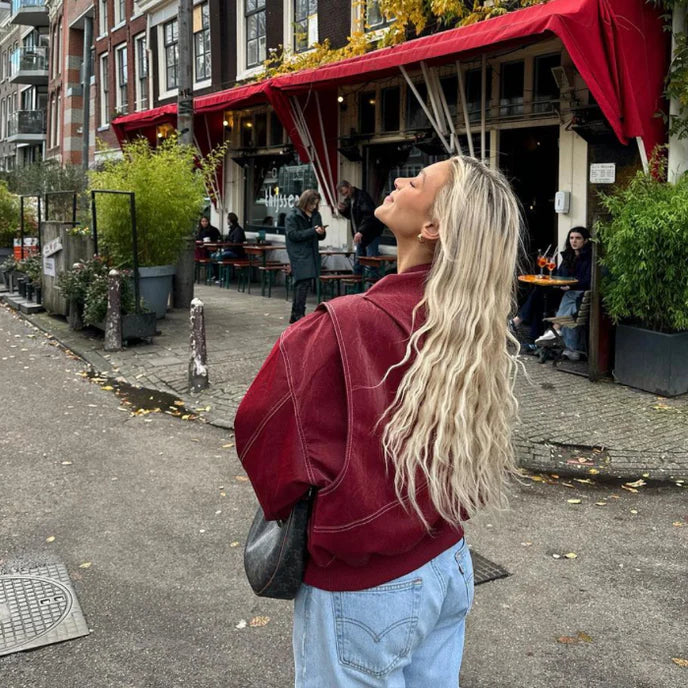 Céleste | Veste en cuir